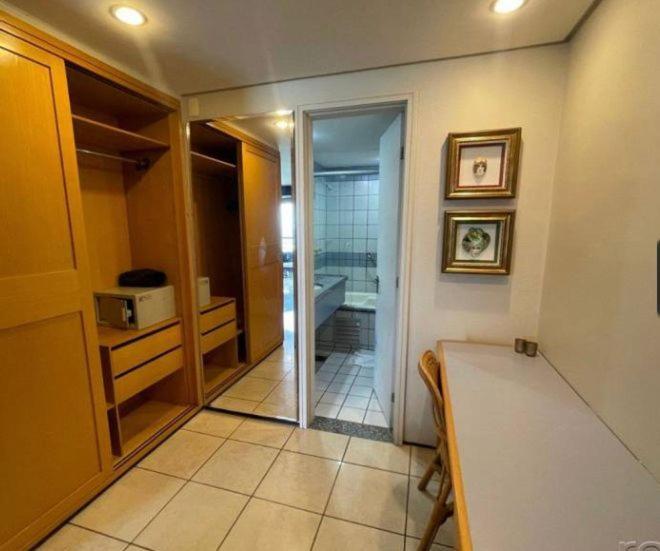 포르탈레자 Flat Iate Plaza Na Beira Mar Com Vista Mar 아파트 외부 사진