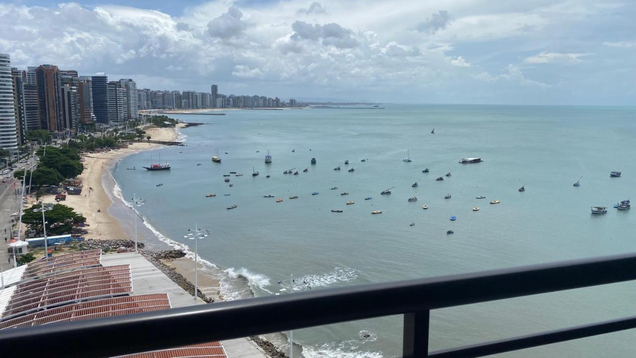 포르탈레자 Flat Iate Plaza Na Beira Mar Com Vista Mar 아파트 외부 사진