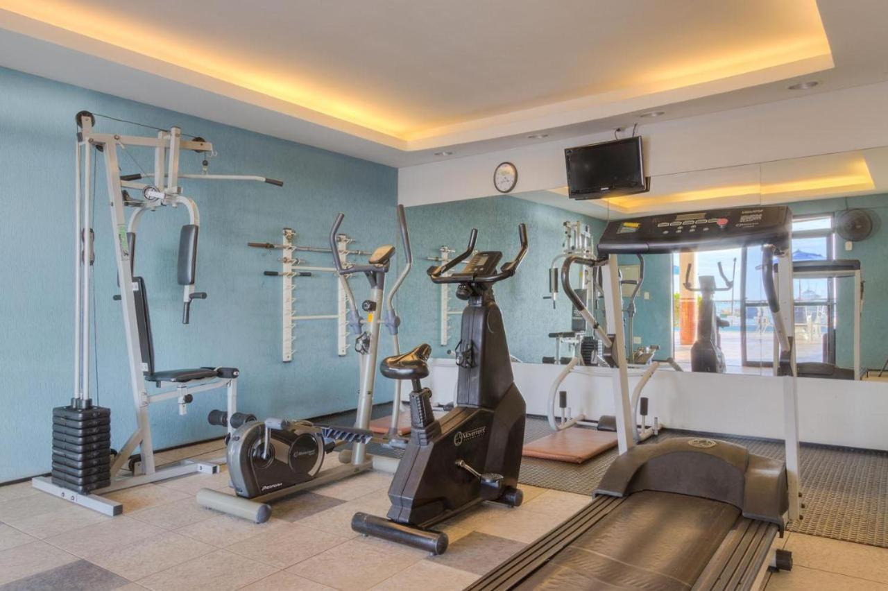 포르탈레자 Flat Iate Plaza Na Beira Mar Com Vista Mar 아파트 외부 사진