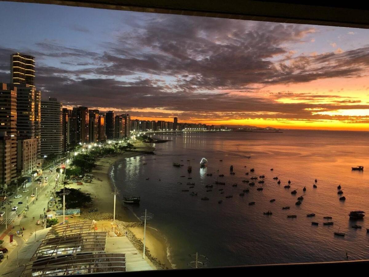 포르탈레자 Flat Iate Plaza Na Beira Mar Com Vista Mar 아파트 외부 사진